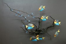 Entre les branches des coraux